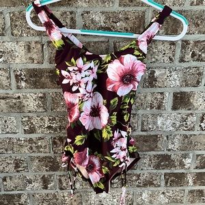 NWT Kona Sol one piece swimsuit with cross back